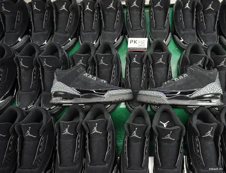 Retro GOD SHIP Jordan  RETAIL 3 Cat MATERIALS Air PK TO READY Black 0515